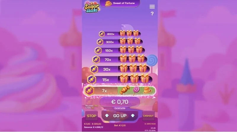 Sugar Stacks - দশটি লেভেলের একটি মিষ্টি টাওয়ার